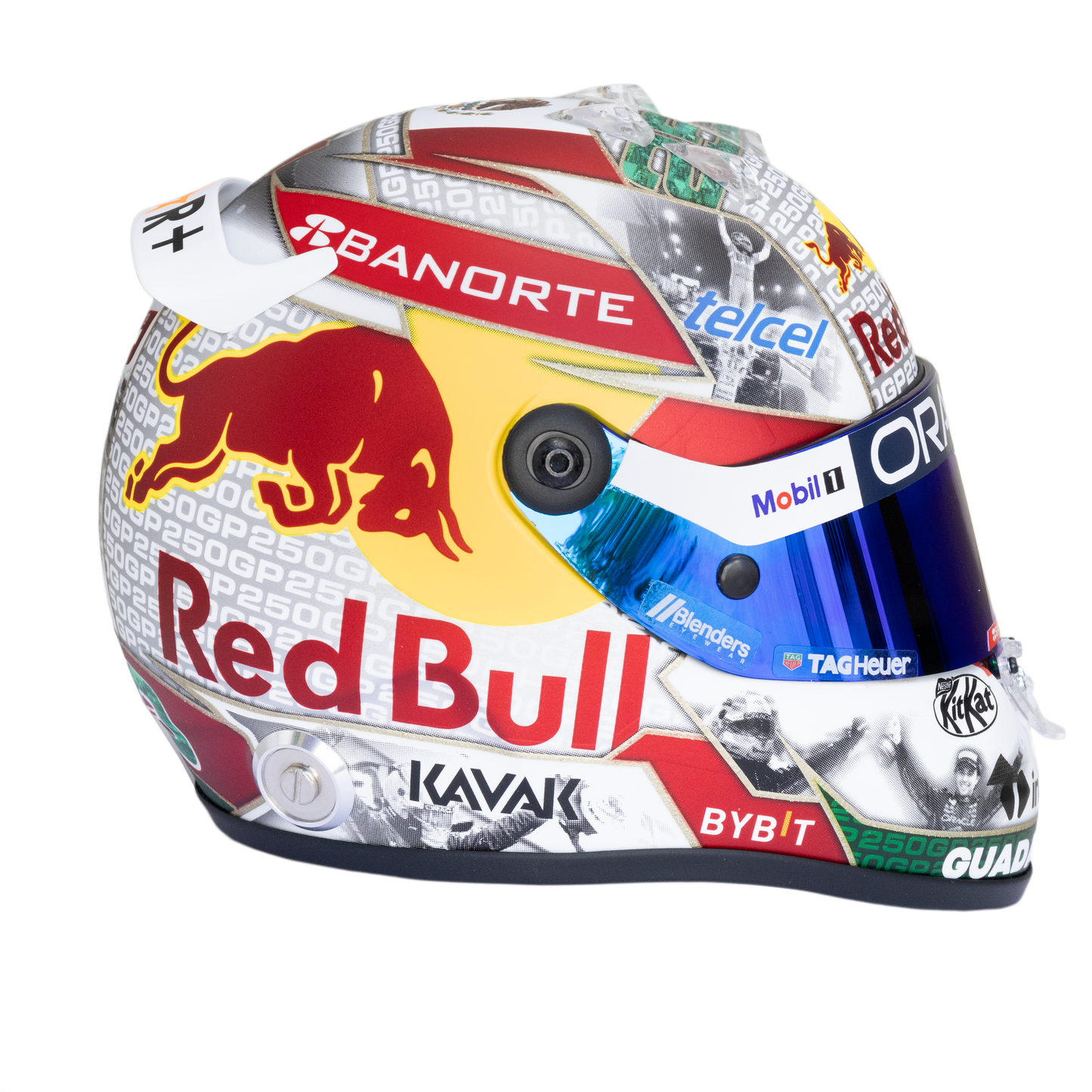 SP Mini Helmet 250 GP Singapore 2023 Scale 1:2