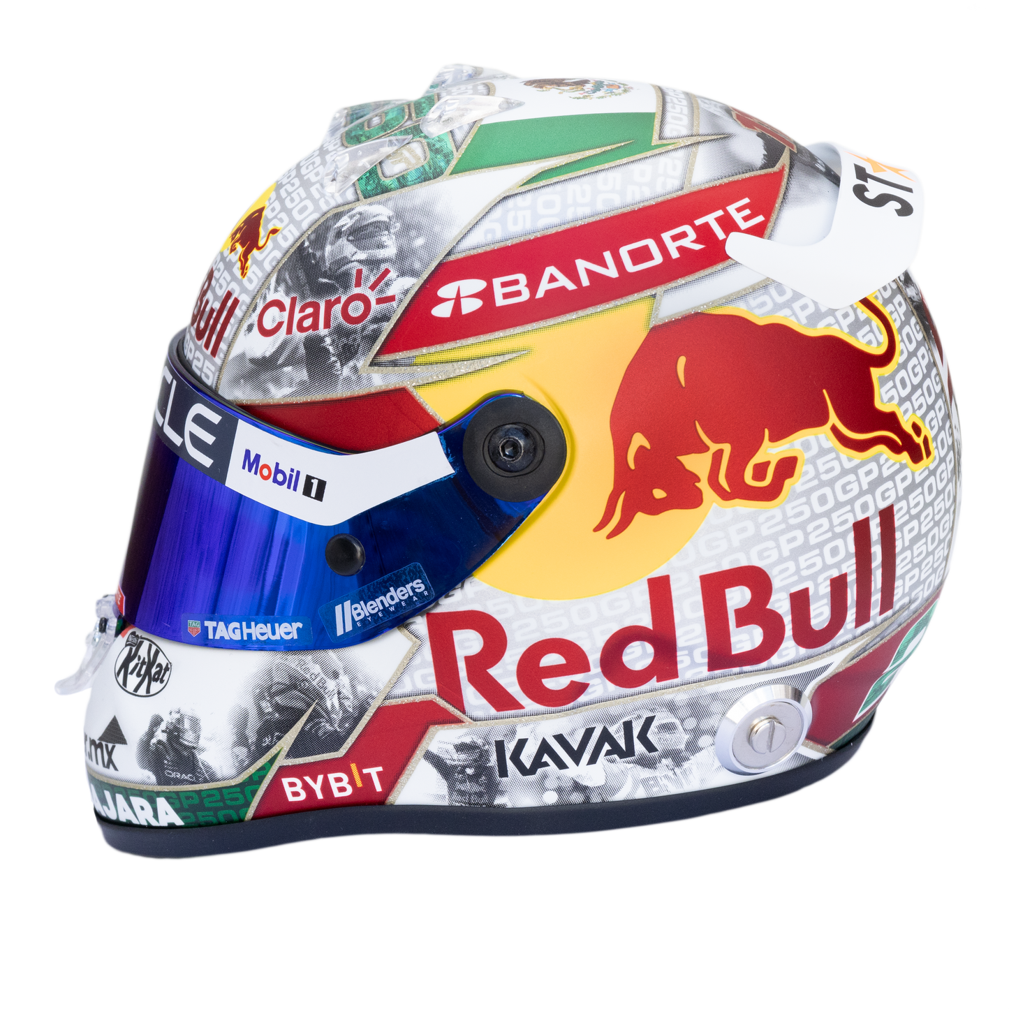 OUTLET SP Mini Helmet 250 GP Singapore 2023 Scale 1:2