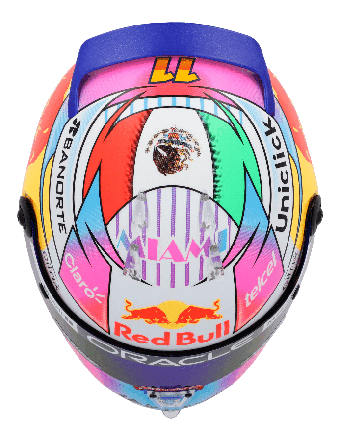 SP Mini Helmet Miami GP 2022 Scale 1:2
