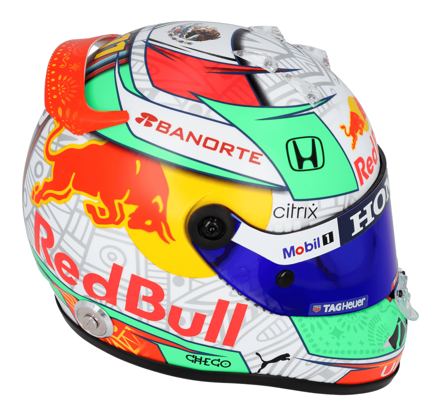 SP Mini Helmet Mexico GP 2021- Scale 1:2