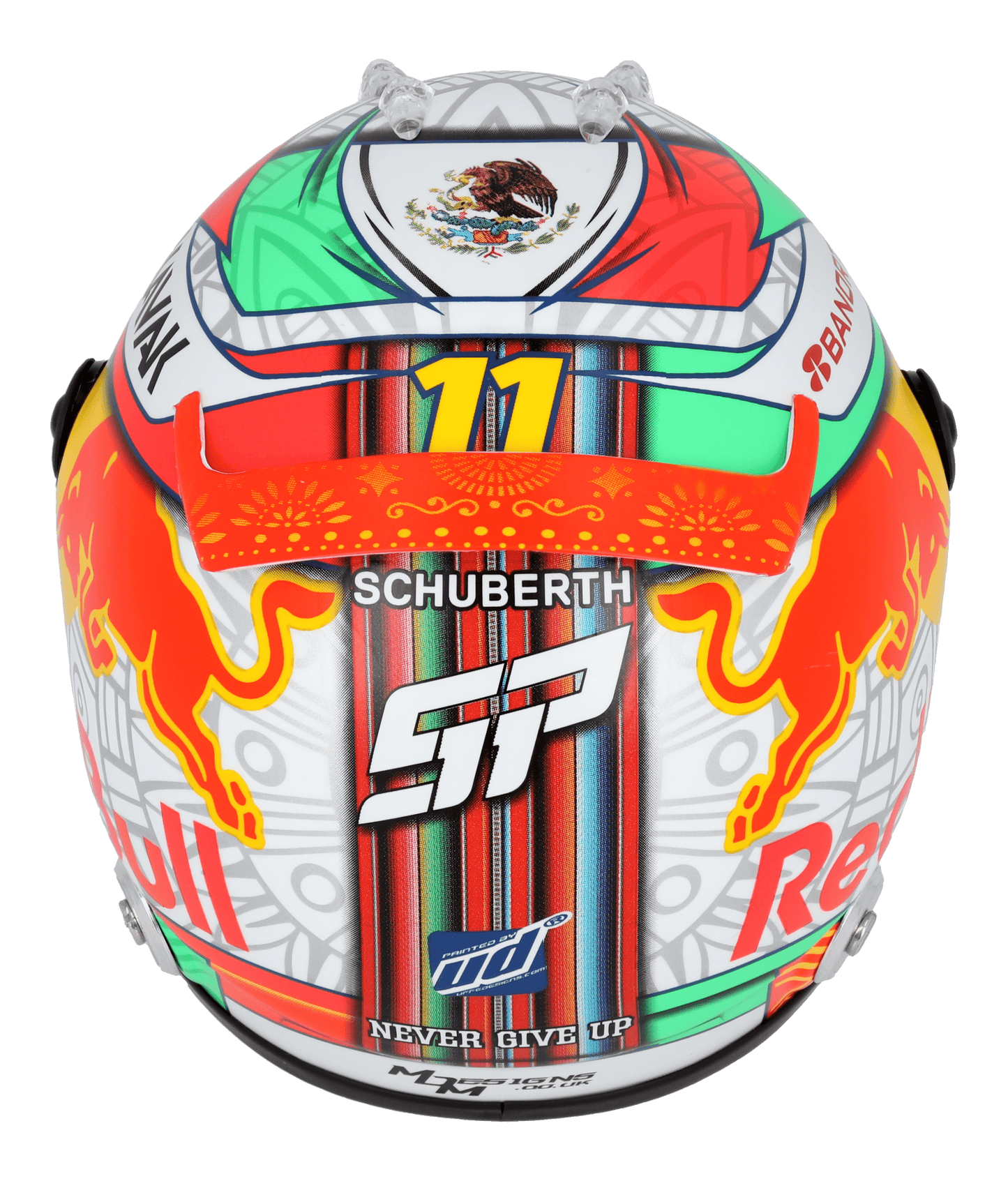 SP Mini Helmet Mexico GP 2021- Scale 1:2