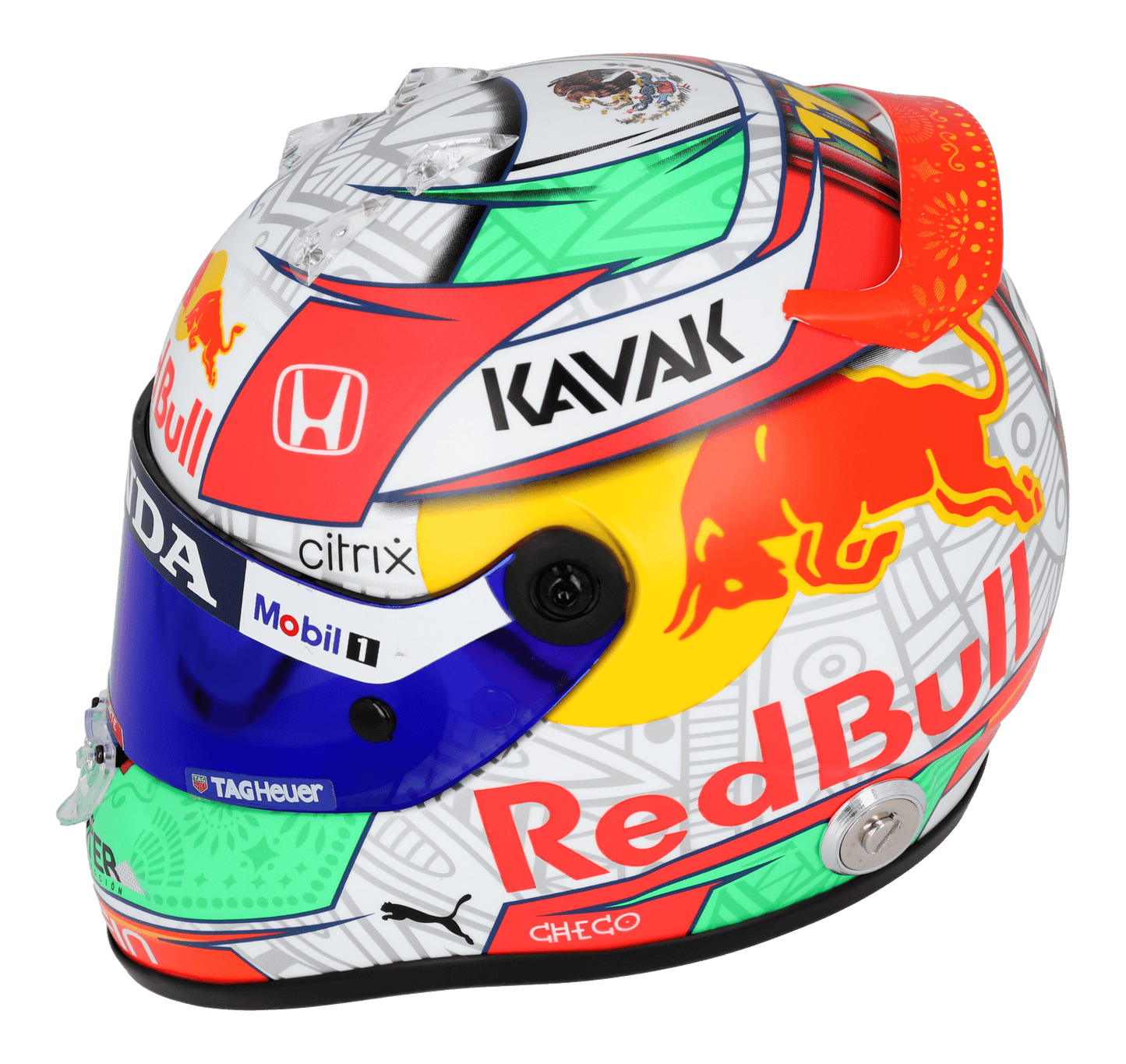 SP Mini Helmet Mexico GP 2021- Scale 1:2