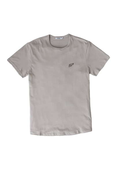 SP BASIC TEE (Never Give Up) BEIGE BY ACAPELLA